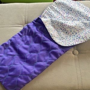American girl doll accessories - purple sleeping bag